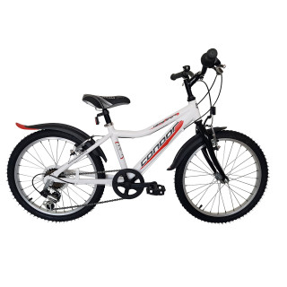 20" CONDOR alu 6sp chlapecké - bílá
